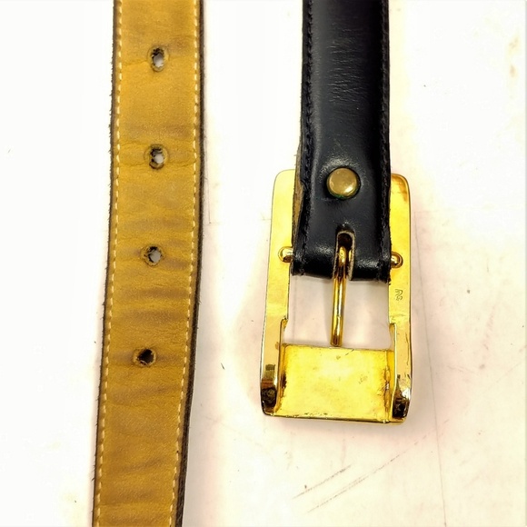 Anne Klein vintage for Calderon Navy Belt Sz M - Picture 3 of 5